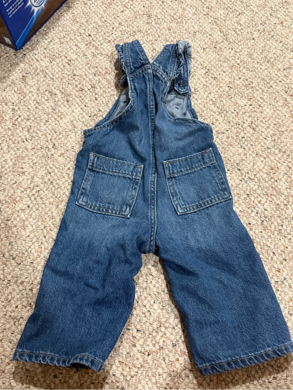 Gap baby girl denim overalls